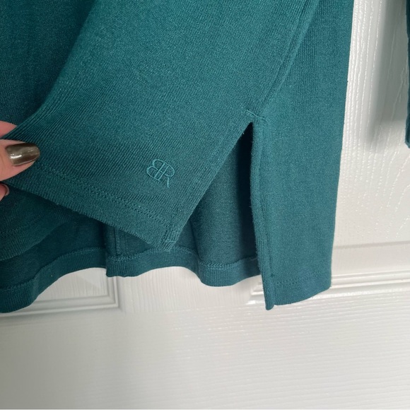 Banana Republic Green Long Sleeve Knit Sweater Shirt Top Blouse Women's Large - Picture 4 of 11